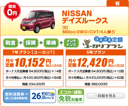 NISSAN デイズルークス【S】