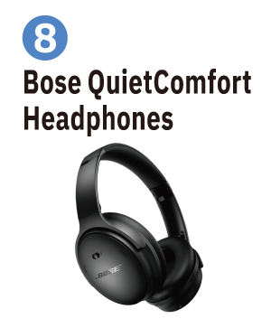 ⑧Bose QuietComfort Headphones ブラック