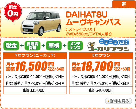 DAIHATSU ムーヴキャンバス ストライプスX　2WD