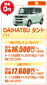 DAIHATSU タント